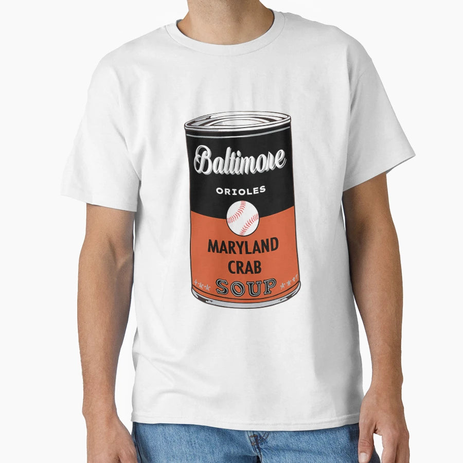 Baltimore Orioles Soup Can T-Shirt - Custom Art Print Men Women - T-Shirt, Sweatshirt, Hoodie