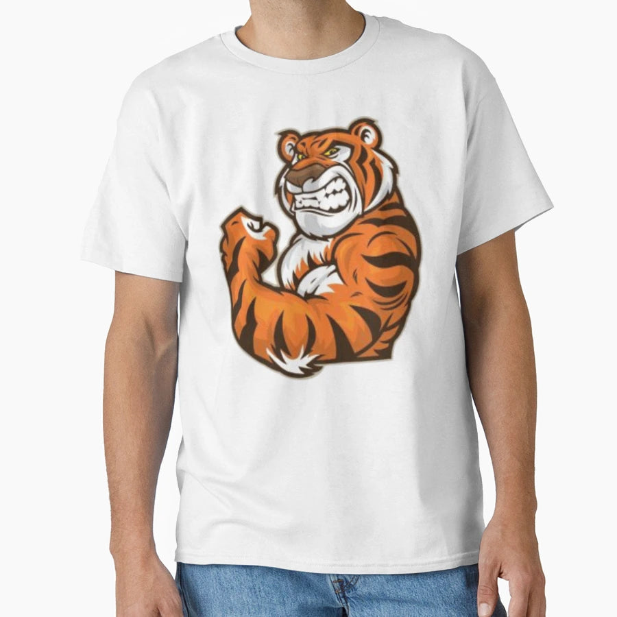 Strong Tiger T-Shirt - Unique Graphic Unisex - T-Shirt, Sweatshirt, Hoodie