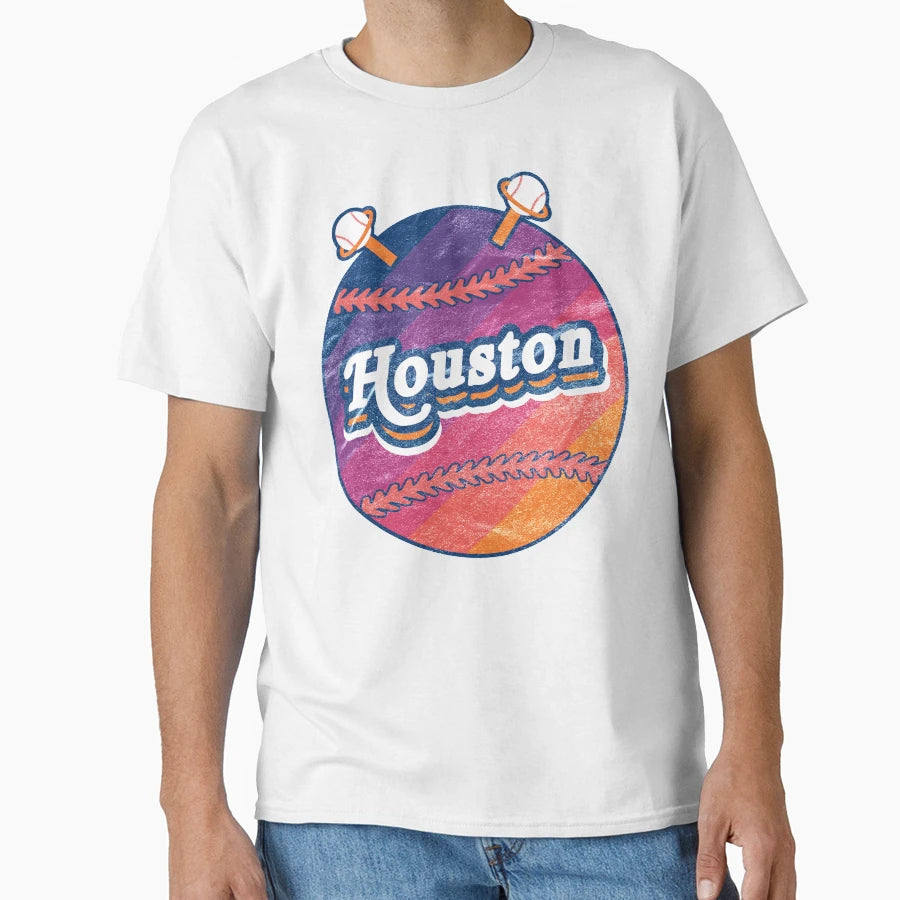 Houston Alien Baseball T-Shirt - Casual Everyday Wear Men Women - T-Shirt, Sweatshirt, Hoodie