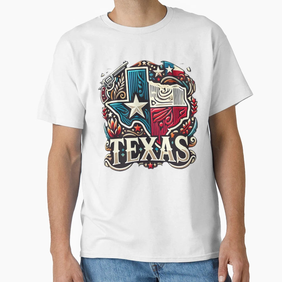 Texas Flag T-Shirt - Casual Everyday Wear for Adults - T-Shirt, Sweatshirt, Hoodie