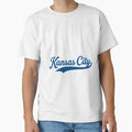 Kansas City Baseball Fan City Skyline T-Shirt - Trendy Graphic for Adults - T-Shirt, Sweatshirt, Hoodie