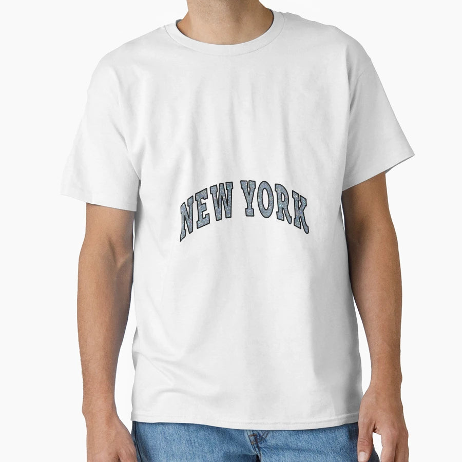 Glittery New York T-Shirt - Graphic Print Unisex - T-Shirt, Sweatshirt, Hoodie