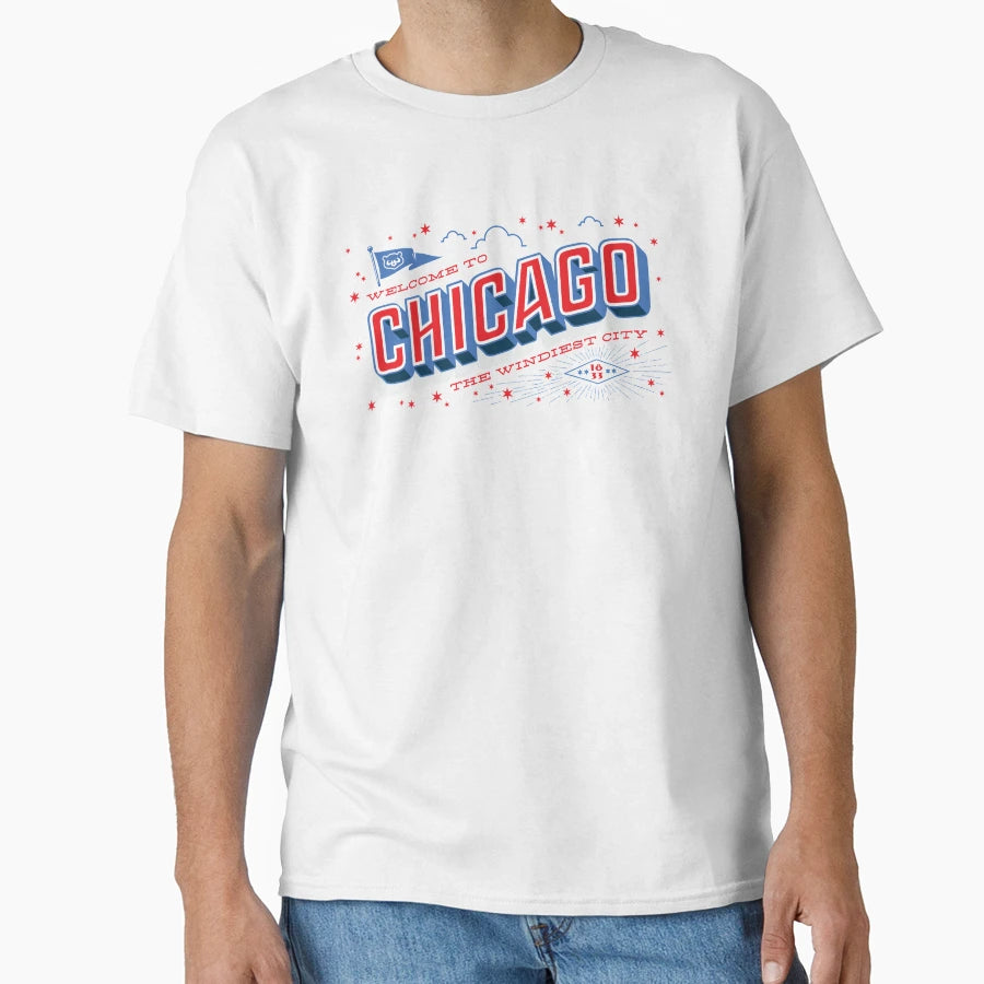 Chicago Windiest City T-Shirt - Streetwear Style for Adults - T-Shirt, Sweatshirt, Hoodie