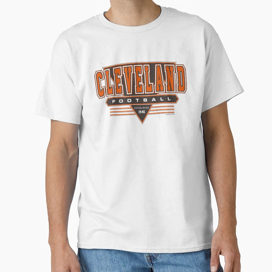 Cleveland Football Browns Inspired 90S T-Shirt - Trendy Graphic Unisex - T-Shirt, Sweatshirt, Hoodie