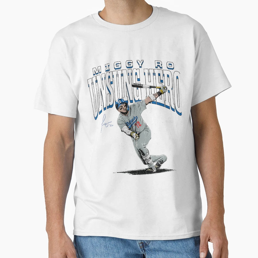 Unsung Hero Baseball Swing Moment T-Shirt - Casual Everyday Wear Unisex - T-Shirt, Sweatshirt, Hoodie