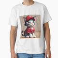 Baseball Cat T-Shirt - Graphic Print Unisex - T-Shirt, Sweatshirt, Hoodie