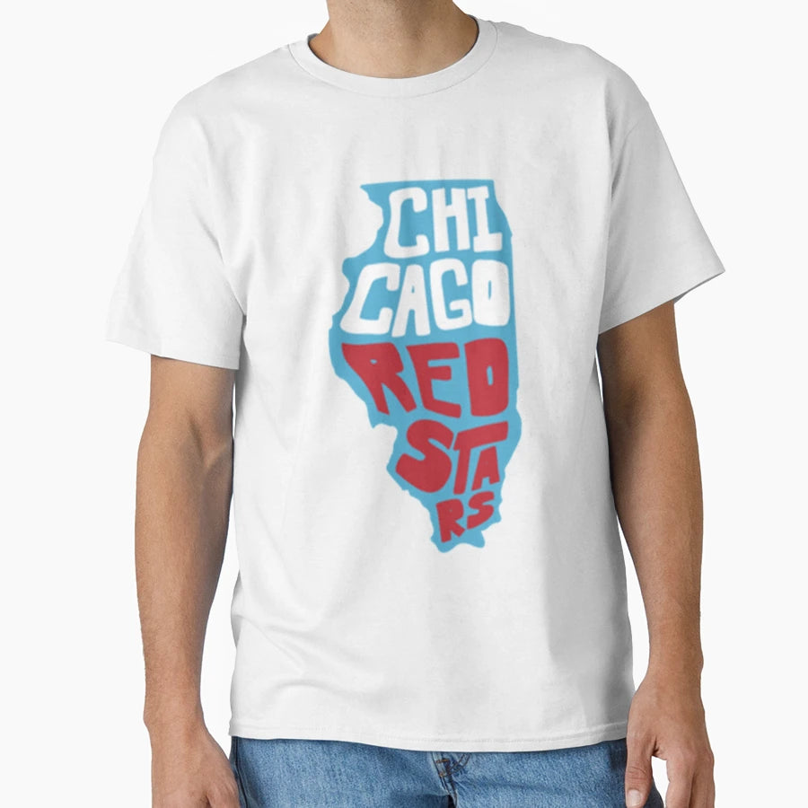 Chicago Red Stars Illinois T-Shirt - Casual Everyday Wear for Adults - T-Shirt, Sweatshirt, Hoodie