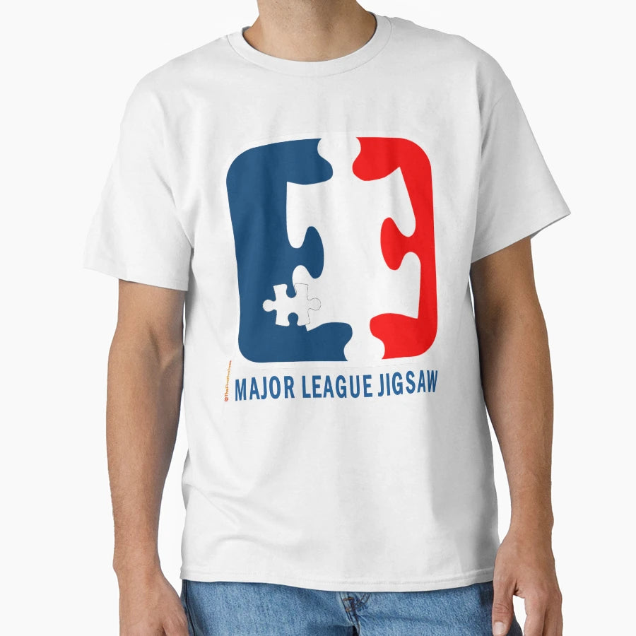 Mlj Major League Jigsaw Logo Sports T-Shirt - Novelty Apparel Men Women - T-Shirt, Sweatshirt, Hoodie