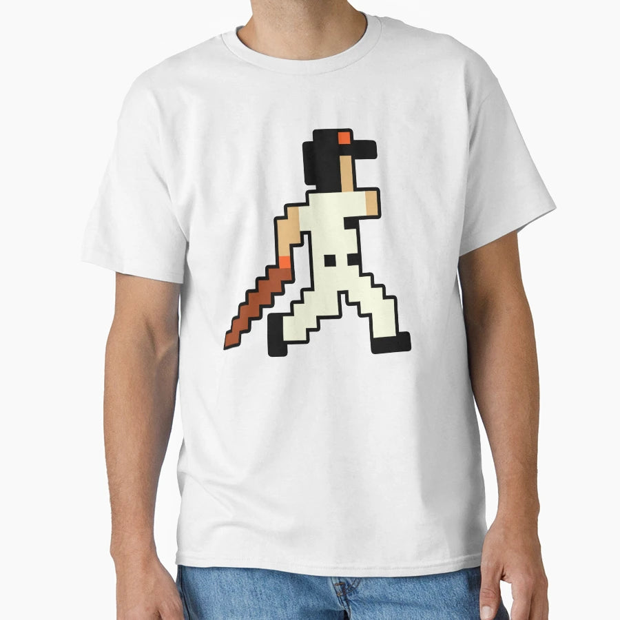 San Francisco Pixel Baseball Player T-Shirt - Novelty Apparel Unisex - T-Shirt, Sweatshirt, Hoodie