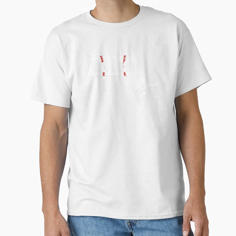 3Rd Base Baseball Massachusetts 3Rd T-Shirt - Graphic Print for Adults - T-Shirt, Sweatshirt, Hoodie