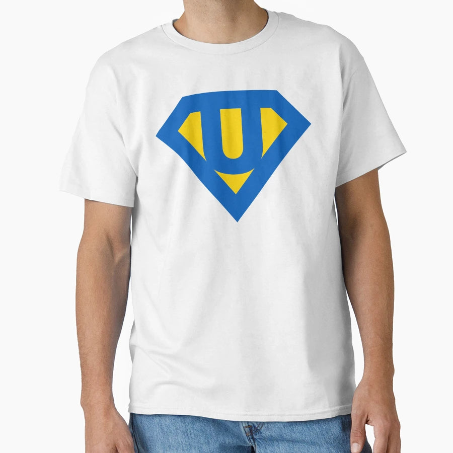 Superhero Ukraine Diamond Shape T-Shirt - Casual Everyday Wear Unisex - T-Shirt, Sweatshirt, Hoodie