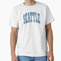Seattle Varsity Lettering T-Shirt - Graphic Print Men Women - T-Shirt, Sweatshirt, Hoodie
