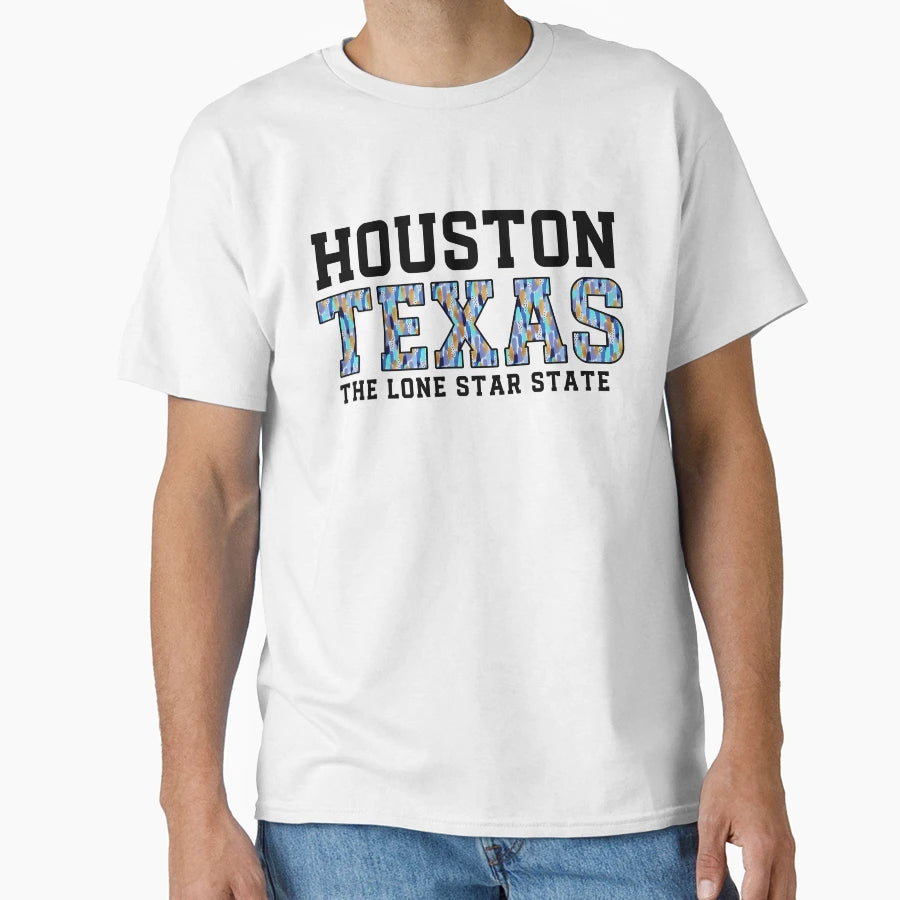 Houston Texas T-Shirt - Minimalist Print Unisex - T-Shirt, Sweatshirt, Hoodie