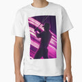 Monochrome Silhouette Baseball Player T-Shirt - Minimalist Print Men Women - T-Shirt, Sweatshirt, Hoodie