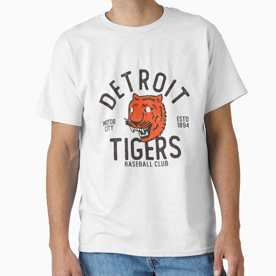 Detroit Tigers Motor City T-Shirt - Casual Everyday Wear for Adults - T-Shirt, Sweatshirt, Hoodie
