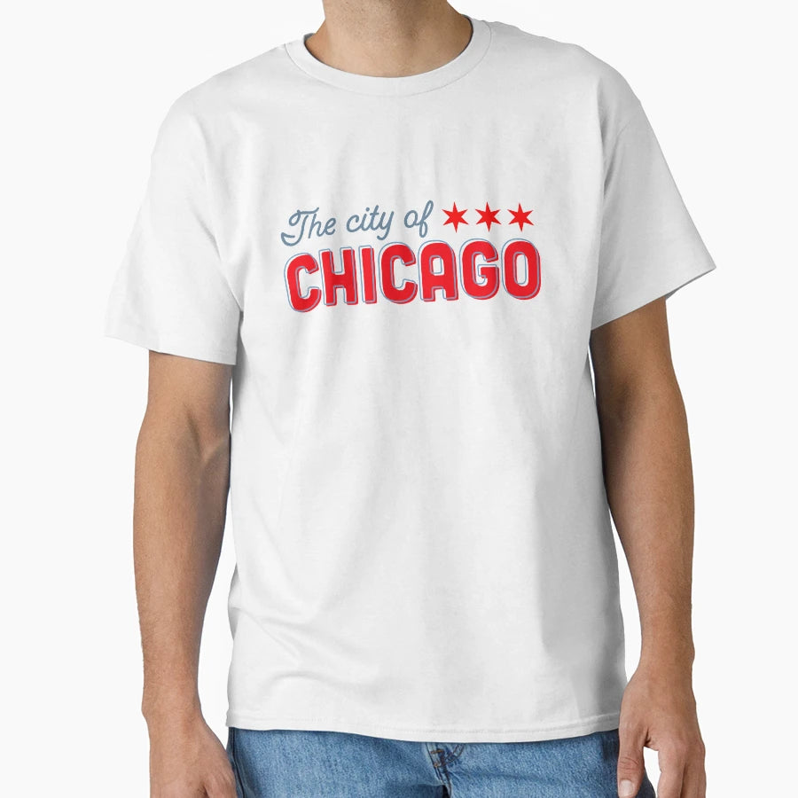 Chicago T-Shirt - Graphic Print Men Women - T-Shirt, Sweatshirt, Hoodie
