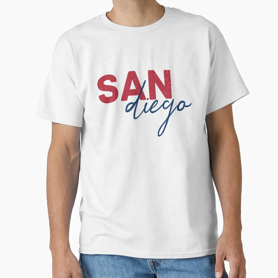 San Diego Calligraphy Handwriting T-Shirt - Trendy Graphic Men Women - T-Shirt, Sweatshirt, Hoodie