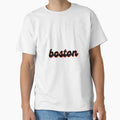 Boston T-Shirt - Minimalist Print for Adults - T-Shirt, Sweatshirt, Hoodie