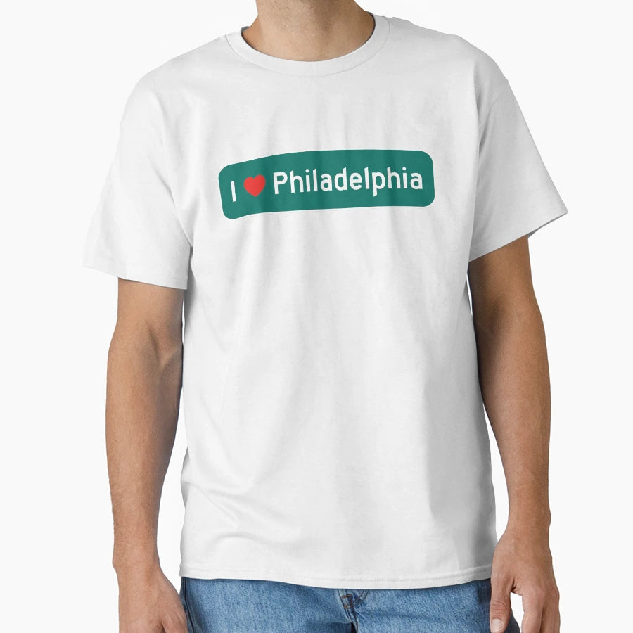 I Love Philadelphia T-Shirt - Novelty Apparel for Adults - T-Shirt, Sweatshirt, Hoodie