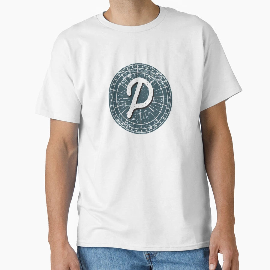 Monogram P Sunburst Circle T-Shirt - Graphic Print for Adults - T-Shirt, Sweatshirt, Hoodie