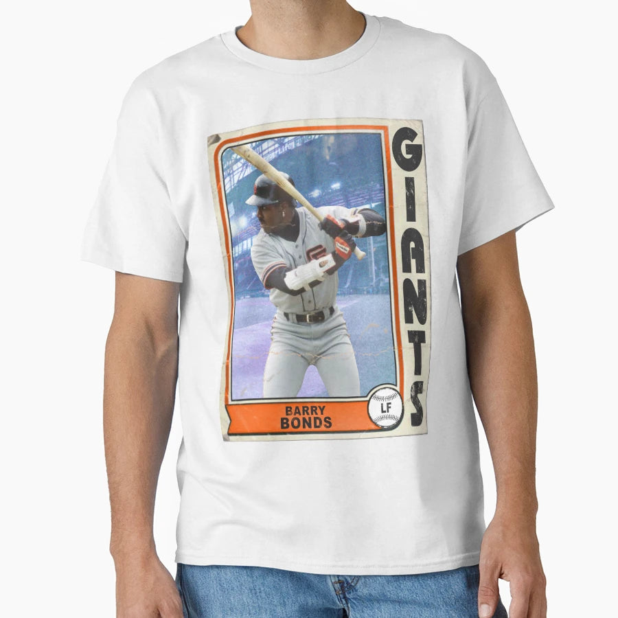 Barry Bonds Giants Trading Card T-Shirt - Trendy Graphic Unisex - T-Shirt, Sweatshirt, Hoodie