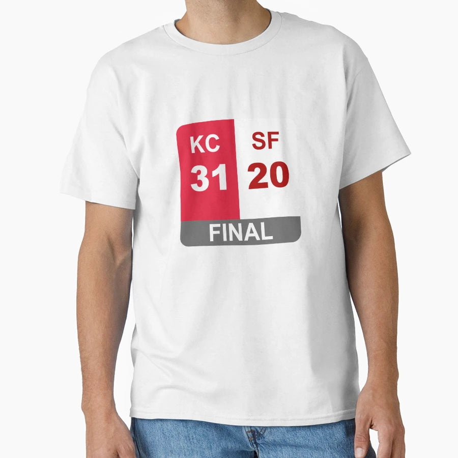 Super Bowl Liv Final Score T-Shirt - Fun Novelty Design Unisex - T-Shirt, Sweatshirt, Hoodie