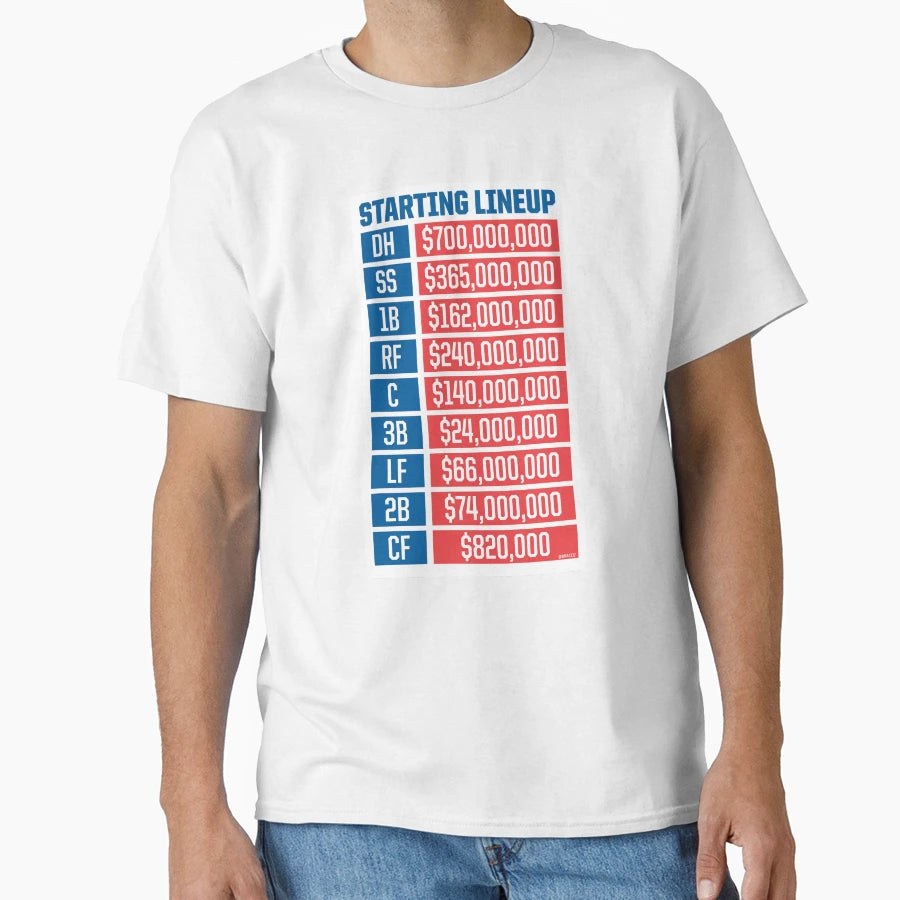 La Starting Lineup T-Shirt - Aesthetic Graphic Men Women - T-Shirt, Sweatshirt, Hoodie
