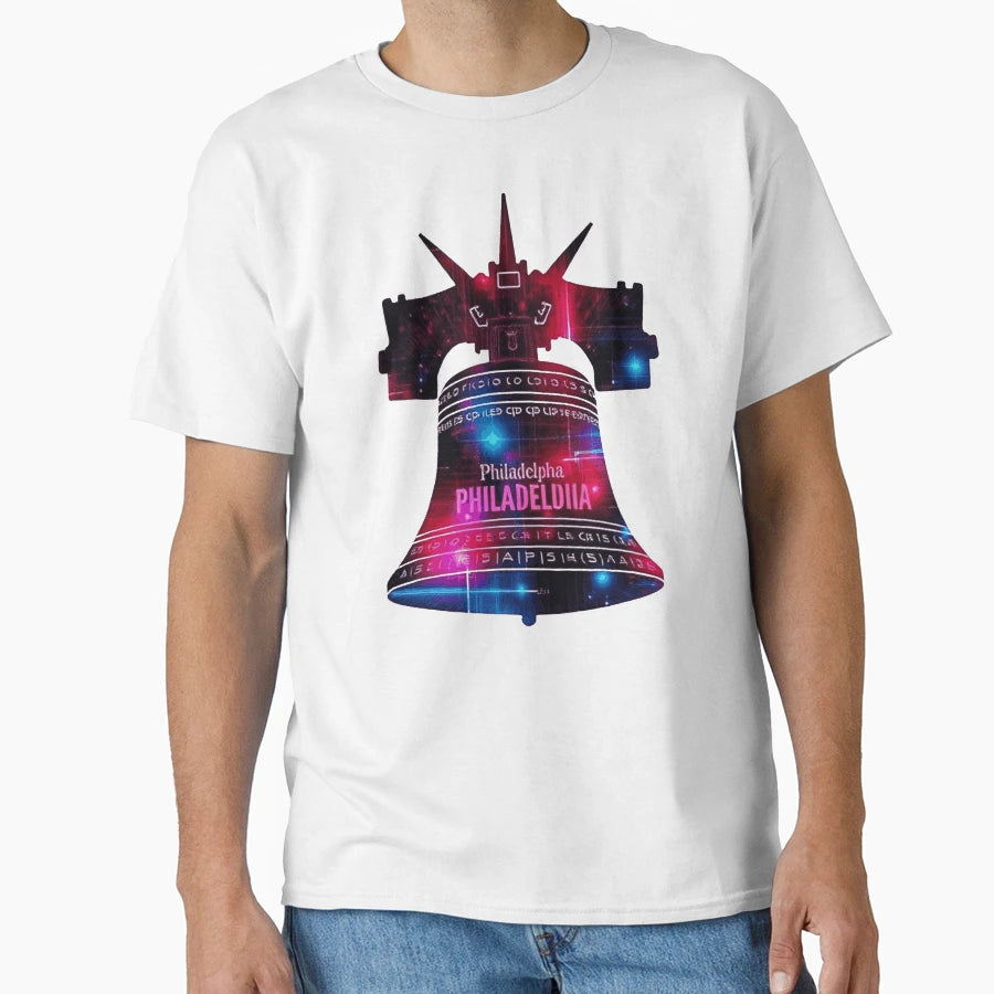 Philadelphia Grainy Liberty Bell T-Shirt - Fun Novelty Design for Adults - T-Shirt, Sweatshirt, Hoodie