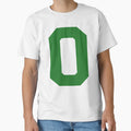 Number 0 Green Zero Sports Number 0 T-Shirt - Fun Novelty Design for Adults - T-Shirt, Sweatshirt, Hoodie