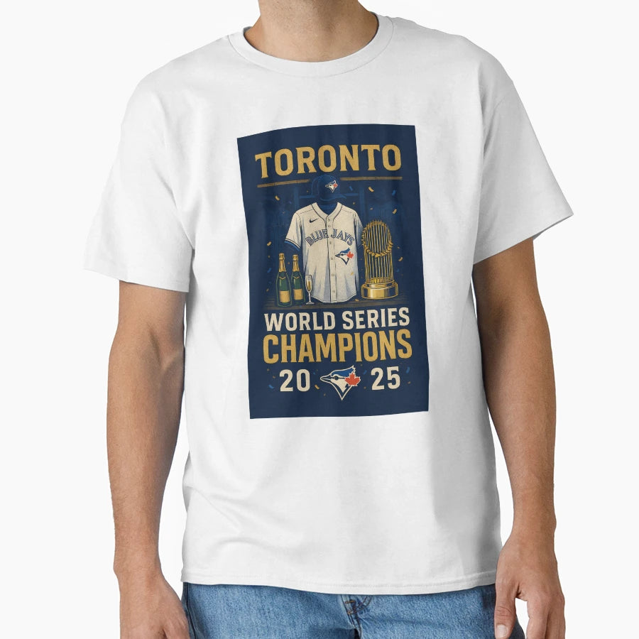Blue Jays Champions 2025 Locker Room T-Shirt - Aesthetic Graphic Unisex - T-Shirt, Sweatshirt, Hoodie