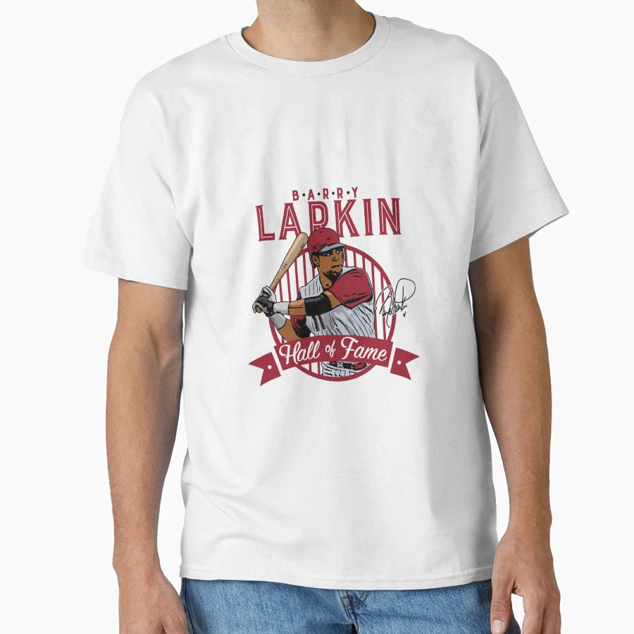 Barry Larkin Fame T-Shirt - Aesthetic Graphic for Adults - T-Shirt, Sweatshirt, Hoodie