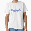 Los Angeles Script Blue Travel T-Shirt - Streetwear Style Men Women - T-Shirt, Sweatshirt, Hoodie