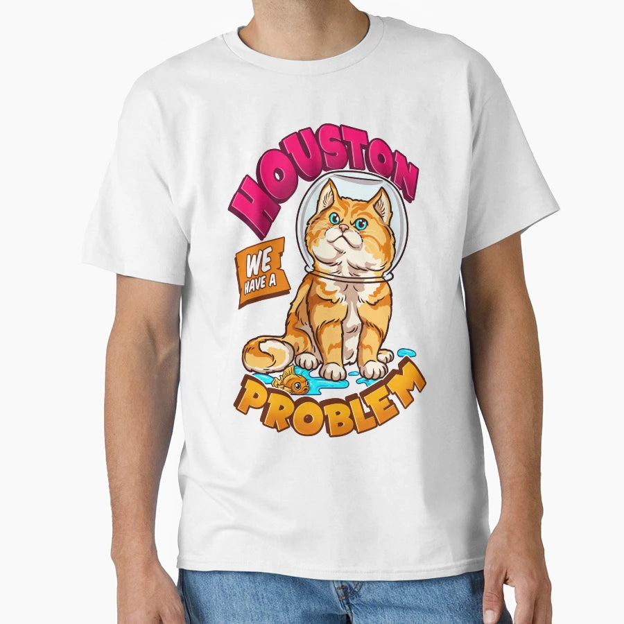Funny Space Astronaut Cat Gifts Cats T-Shirt - Custom Art Print Unisex - T-Shirt, Sweatshirt, Hoodie