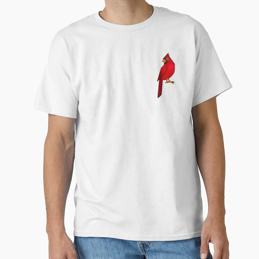 Northern Cardinal T-Shirt - Custom Art Print Men Women - T-Shirt, Sweatshirt, Hoodie