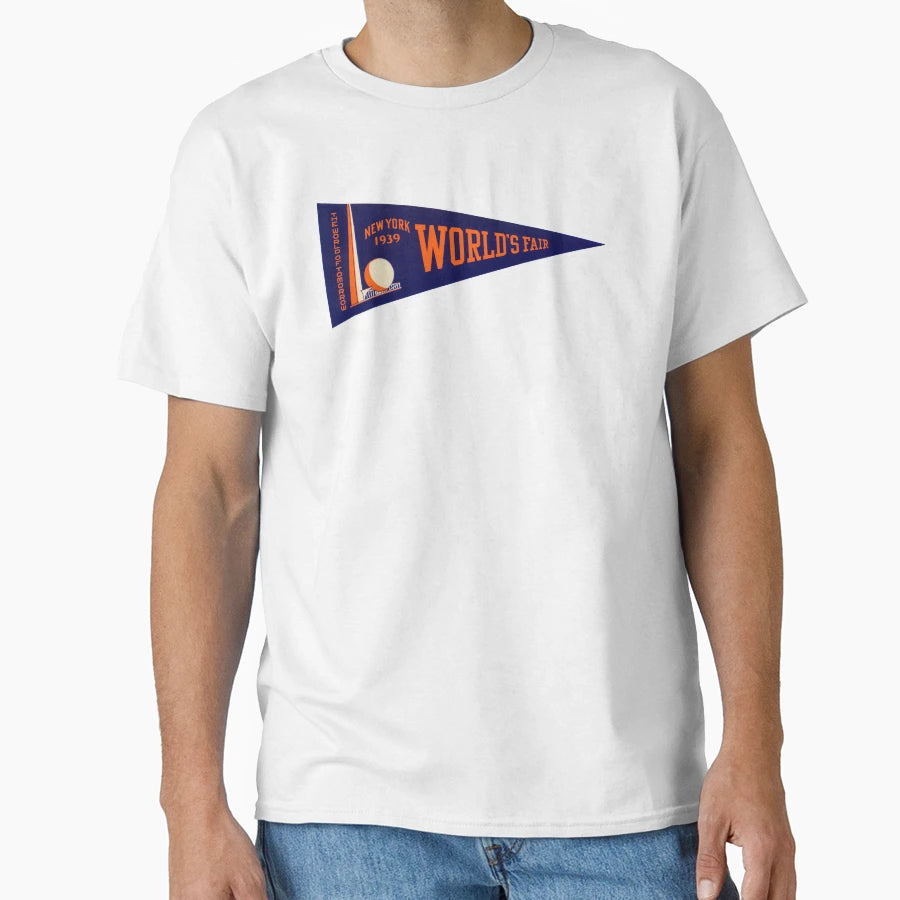 1939 Worlds Fair New York City T-Shirt - Custom Art Print Men Women - T-Shirt, Sweatshirt, Hoodie