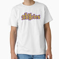 Los Angeles Old English Purple Gold T-Shirt - Trendy Graphic for Adults - T-Shirt, Sweatshirt, Hoodie