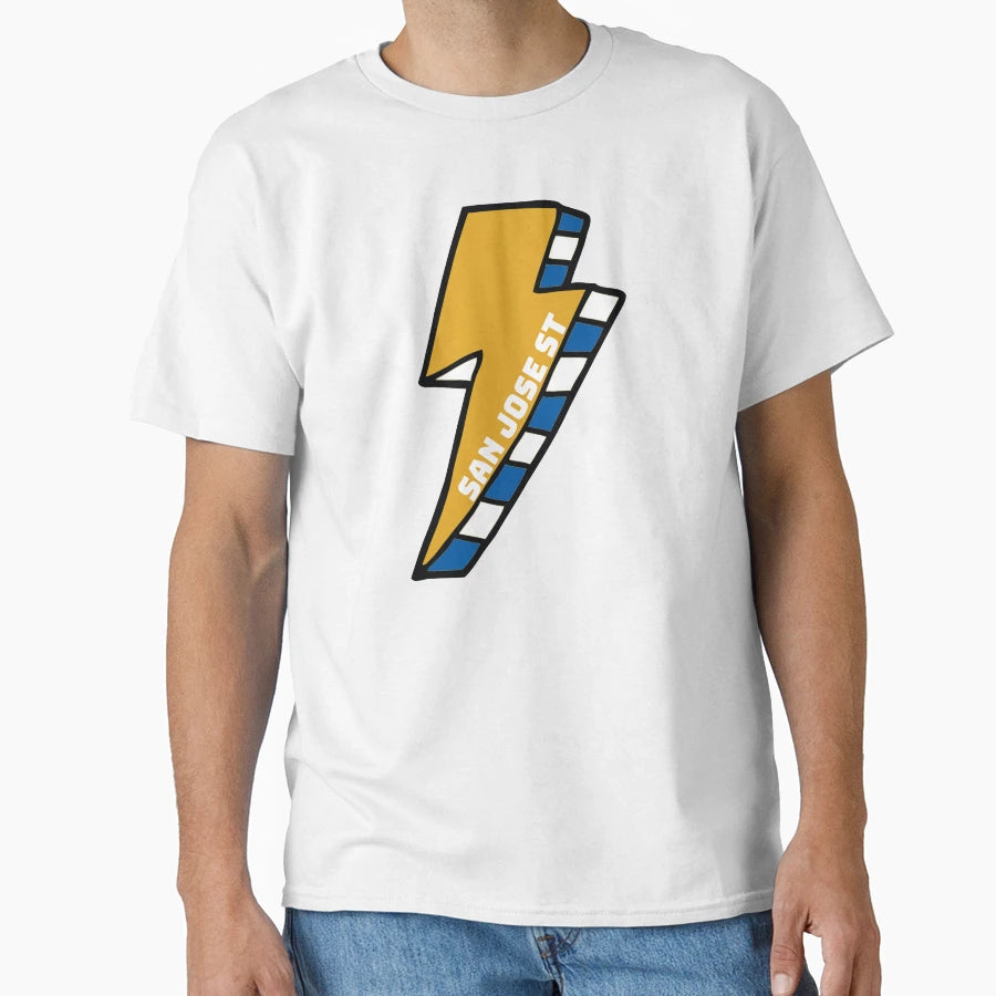 San Jose State University Lightning T-Shirt - Trendy Graphic for Adults - T-Shirt, Sweatshirt, Hoodie