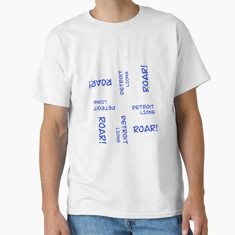 Detroit Roar T-Shirt - Casual Everyday Wear Unisex - T-Shirt, Sweatshirt, Hoodie