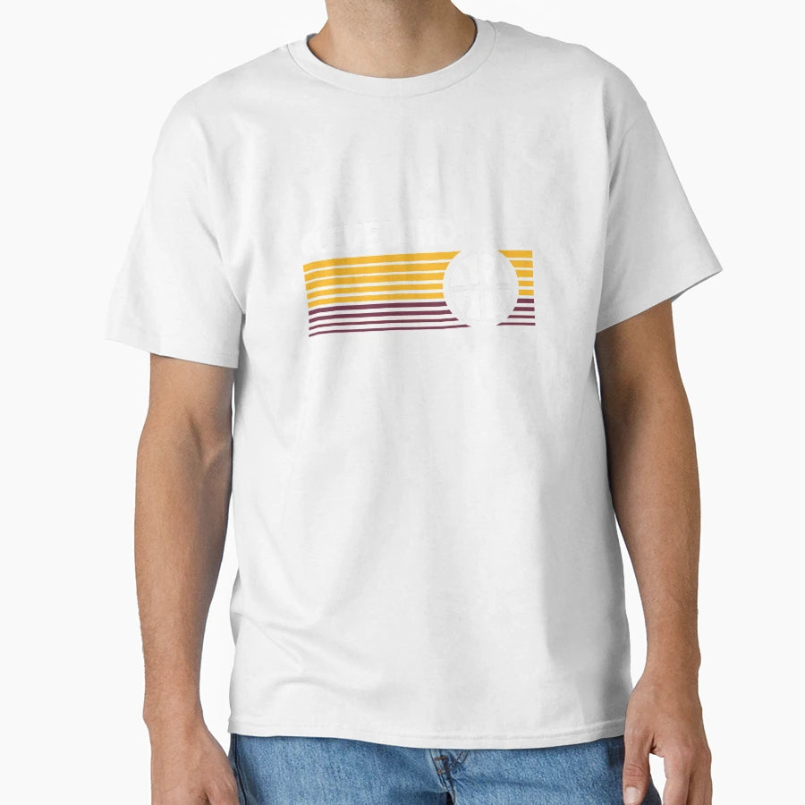 Cleveland Basketball Throwback T-Shirt - Trendy Graphic for Adults - T-Shirt, Sweatshirt, Hoodie