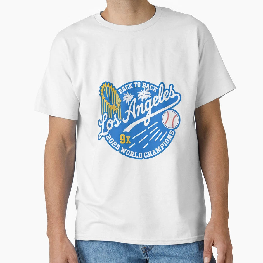Back To Back 9X Los Angeles Dodgers T-Shirt - Streetwear Style for Adults - T-Shirt, Sweatshirt, Hoodie