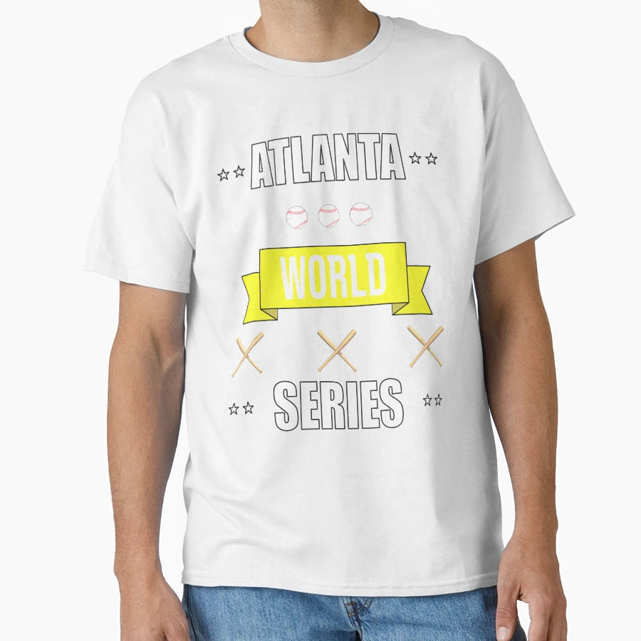 Atlanta Baseball Champions T-Shirt - Minimalist Print for Adults - T-Shirt, Sweatshirt, Hoodie