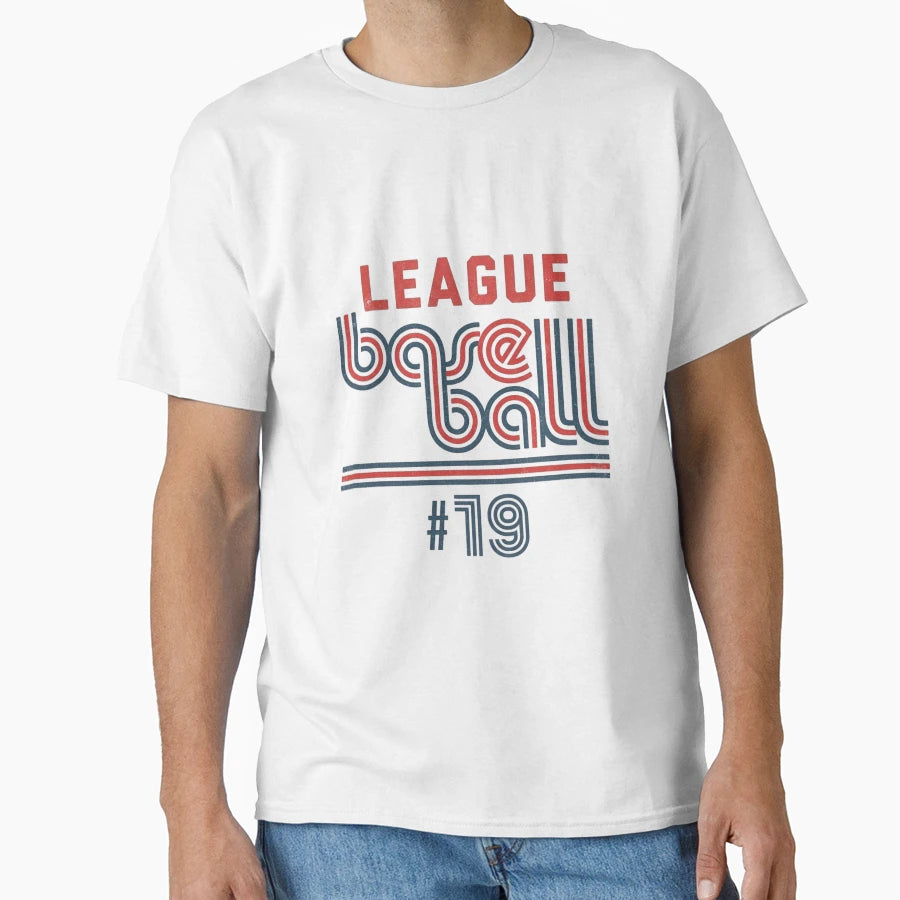 League Baseball 19 Athletic Typography T-Shirt - Custom Art Print Unisex - T-Shirt, Sweatshirt, Hoodie