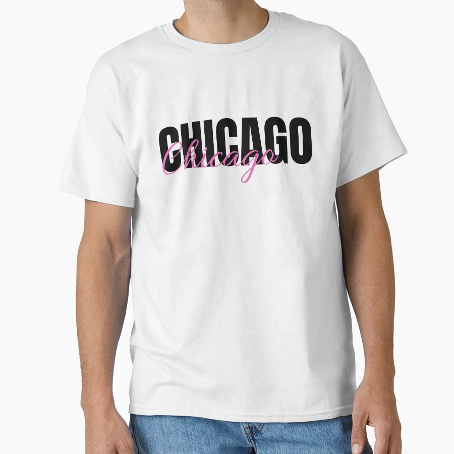 Chicago T-Shirt - Unique Graphic for Adults - T-Shirt, Sweatshirt, Hoodie