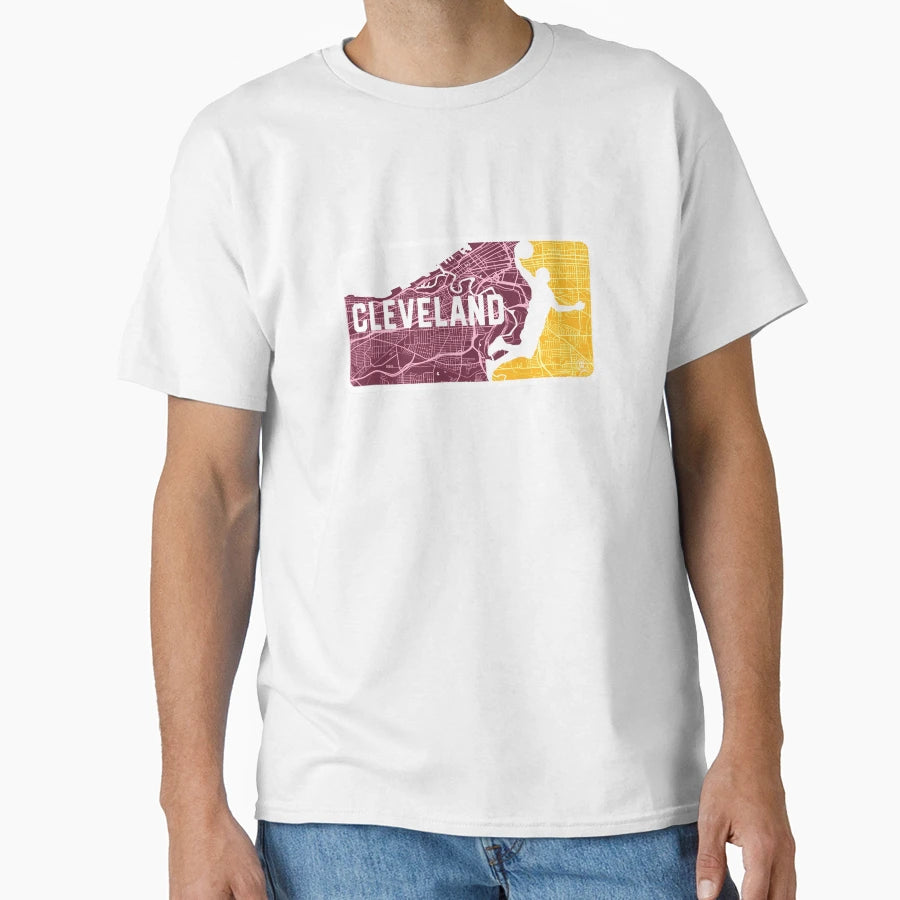 Cleveland Basketball Player Street T-Shirt - Streetwear Style for Adults - T-Shirt, Sweatshirt, Hoodie