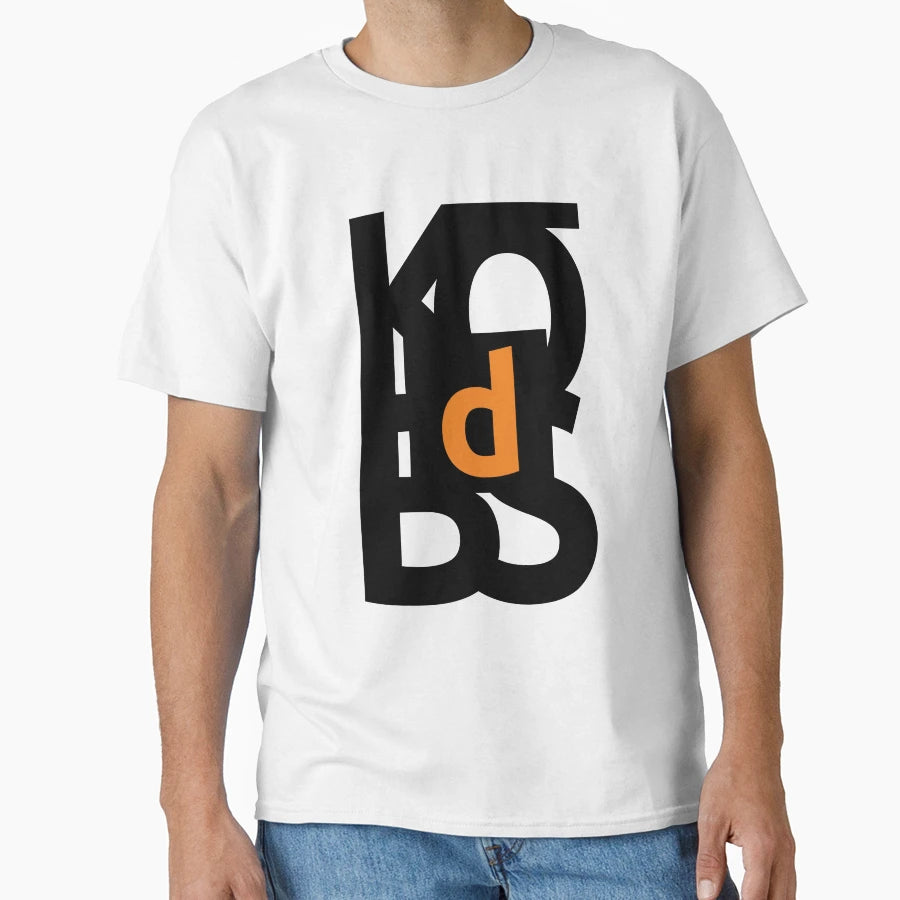 D Kobs Logo Blk Text T-Shirt - Unique Graphic Men Women - T-Shirt, Sweatshirt, Hoodie