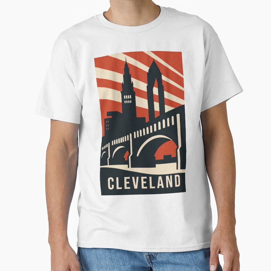 Cleveland Travel T-Shirt - Novelty Apparel for Adults - T-Shirt, Sweatshirt, Hoodie