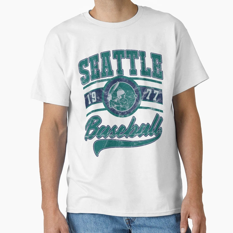 Seattle Baseball T-Shirt - Unique Graphic Men Women - T-Shirt, Sweatshirt, Hoodie