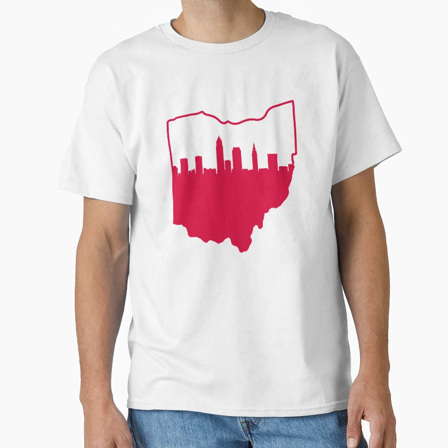 Cleveland Ohio Baseball Cle Red And T-Shirt - Streetwear Style Men Women - T-Shirt, Sweatshirt, Hoodie