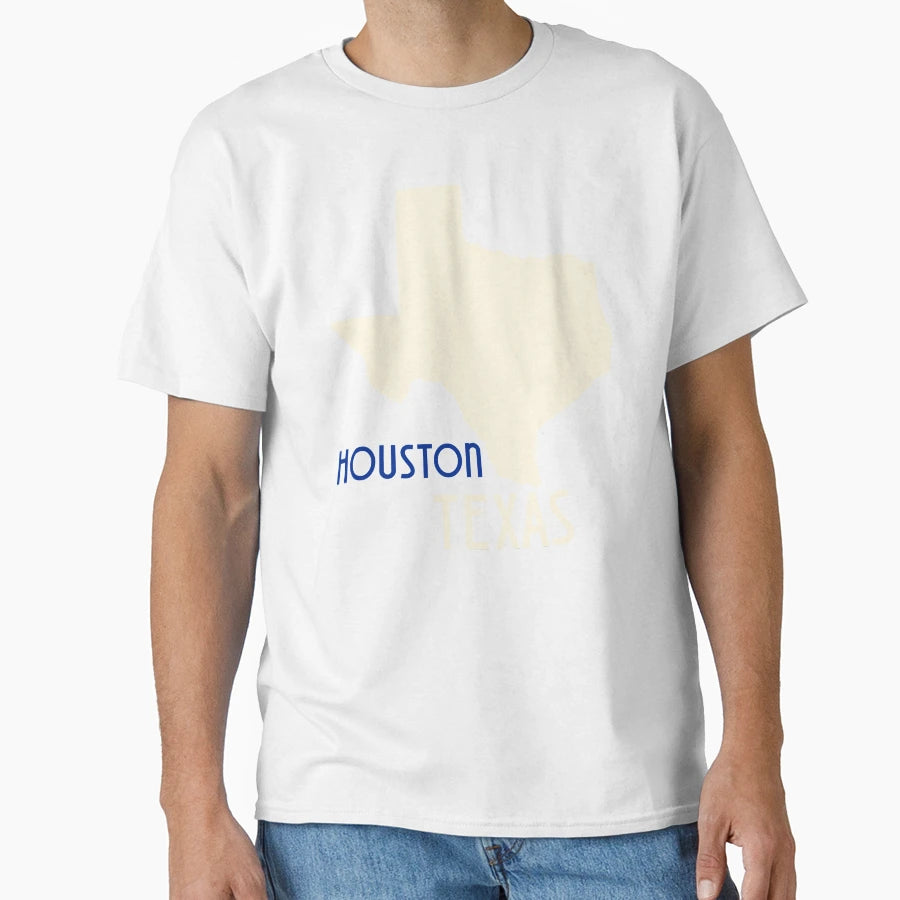 Houston Texas T-Shirt - Aesthetic Graphic for Adults - T-Shirt, Sweatshirt, Hoodie