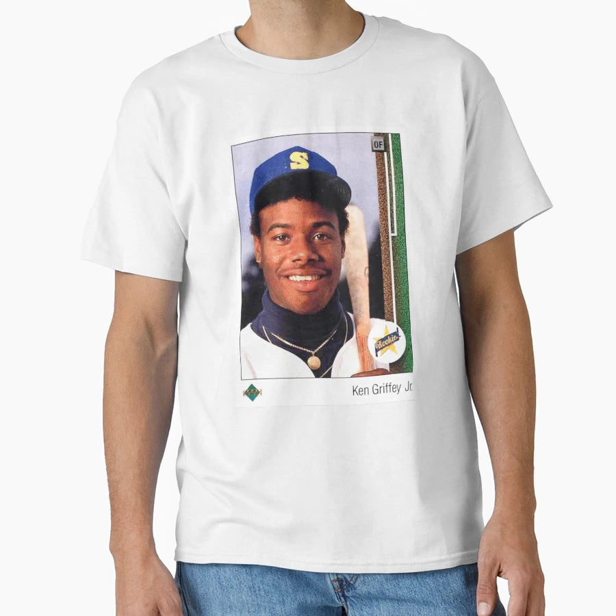 1989 Upper Deck Ken Griffey Jr Rookie T-Shirt - Streetwear Style for Adults - T-Shirt, Sweatshirt, Hoodie